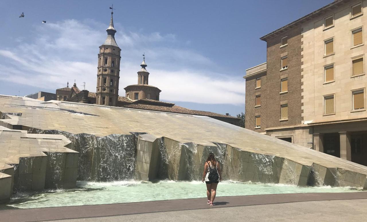 Moderno Nuevo Luminoso Wi-Fi Plaza Del Pilar 2 Apartamento Saragoça Exterior foto